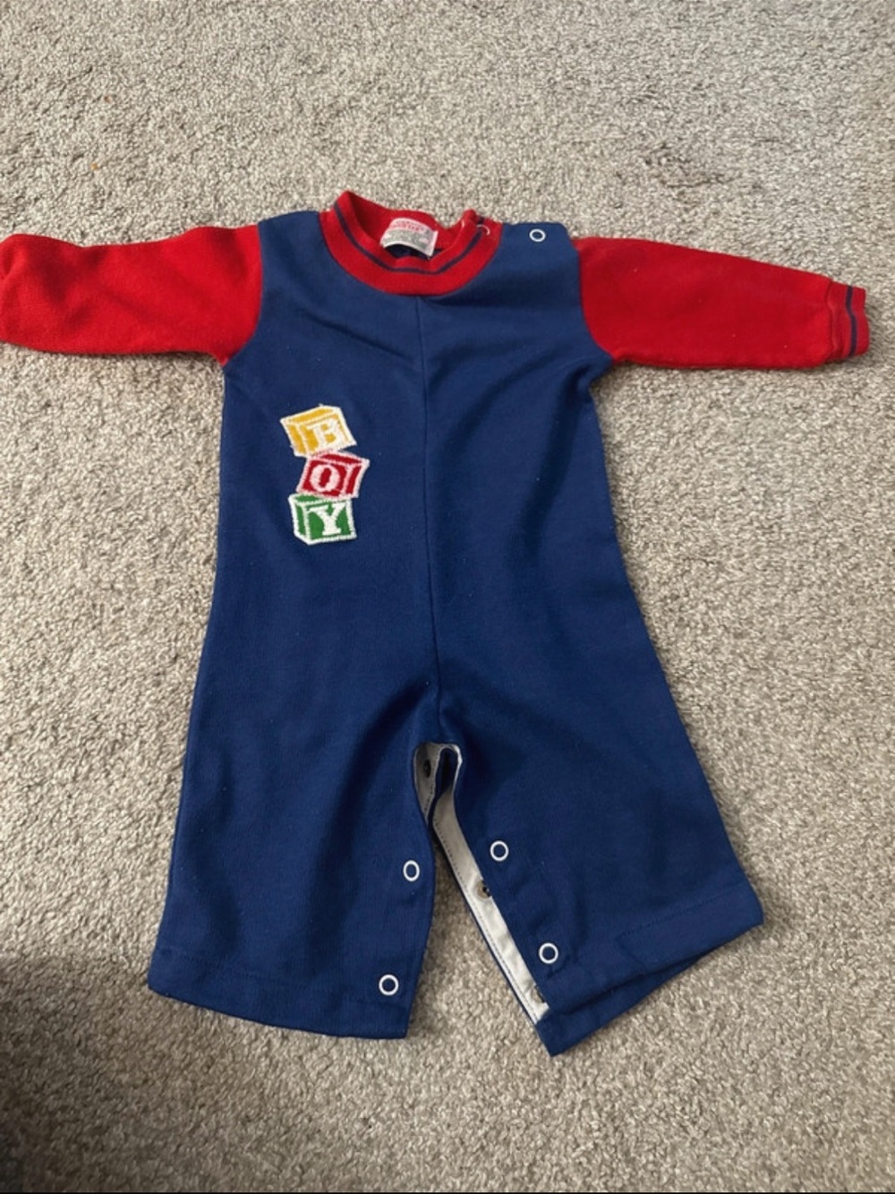 1970’s Vintage Healthtex Infant One-Piece Romper